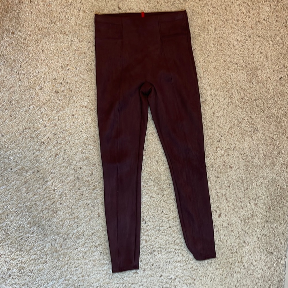 SPANX faux suede leggings